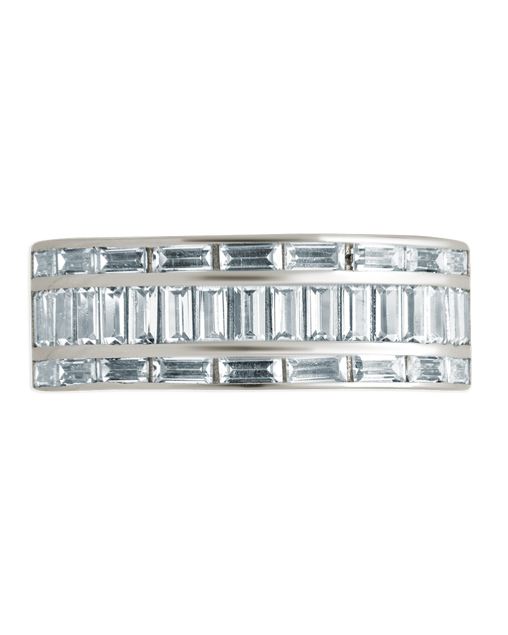 Sterling Silver Kate Baguette Eternity Ring