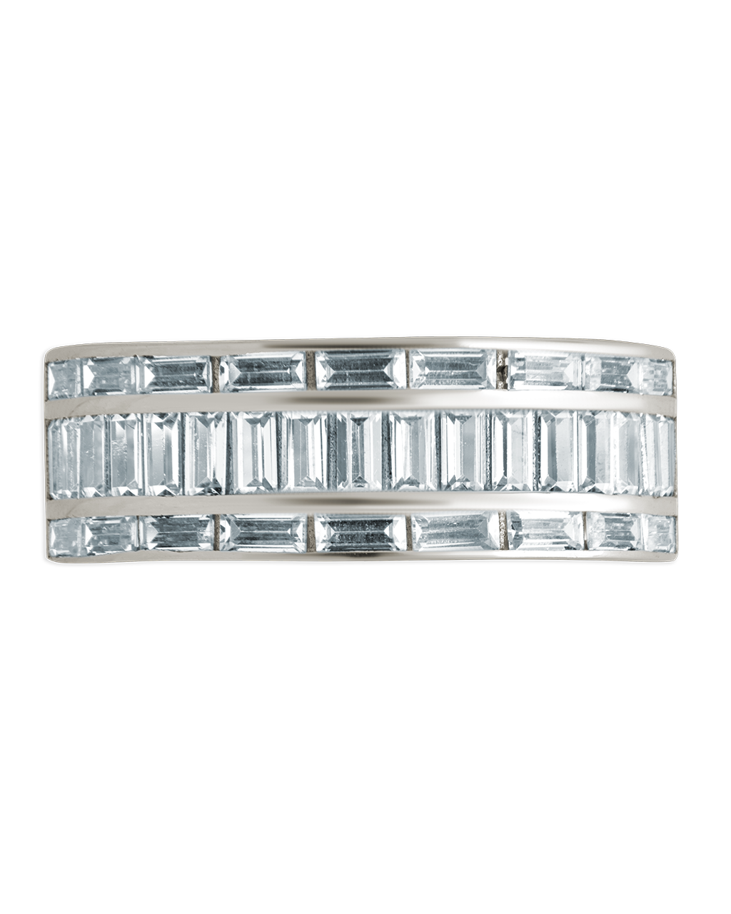 Sterling Silver Kate Baguette Eternity Ring
