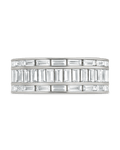 Sterling Silver Kate Baguette Eternity Ring - Sterling Forever