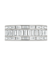 Sterling Silver Kate Baguette Eternity Ring - Sterling Forever