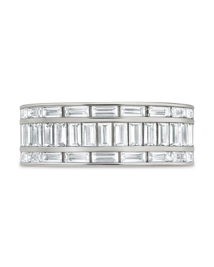 Sterling Silver Kate Baguette Eternity Ring