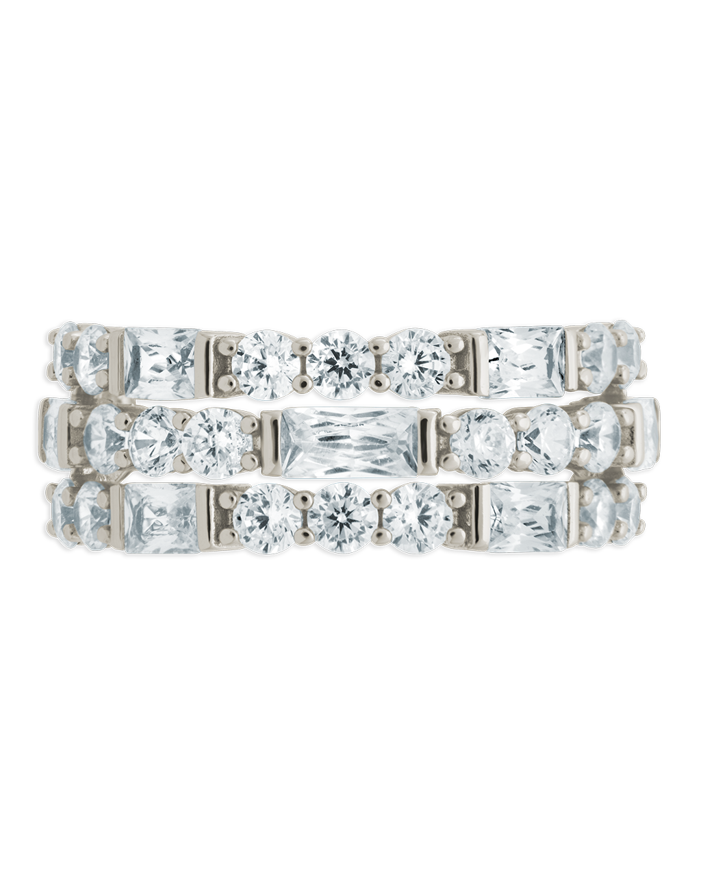 Sterling Silver Kornelia Eternity Ring
