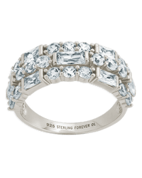 Sterling Silver Kornelia Eternity Ring - Sterling Forever