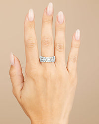 Sterling Silver Kornelia Eternity Ring - Sterling Forever