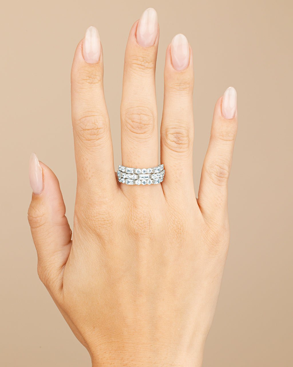 Sterling Silver Kornelia Eternity Ring - Sterling Forever