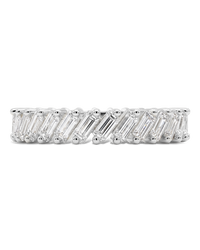 Sterling Silver Itzayana Baguette Eternity Band
