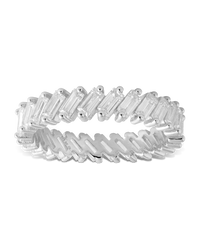 Sterling Silver Itzayana Baguette Eternity Band