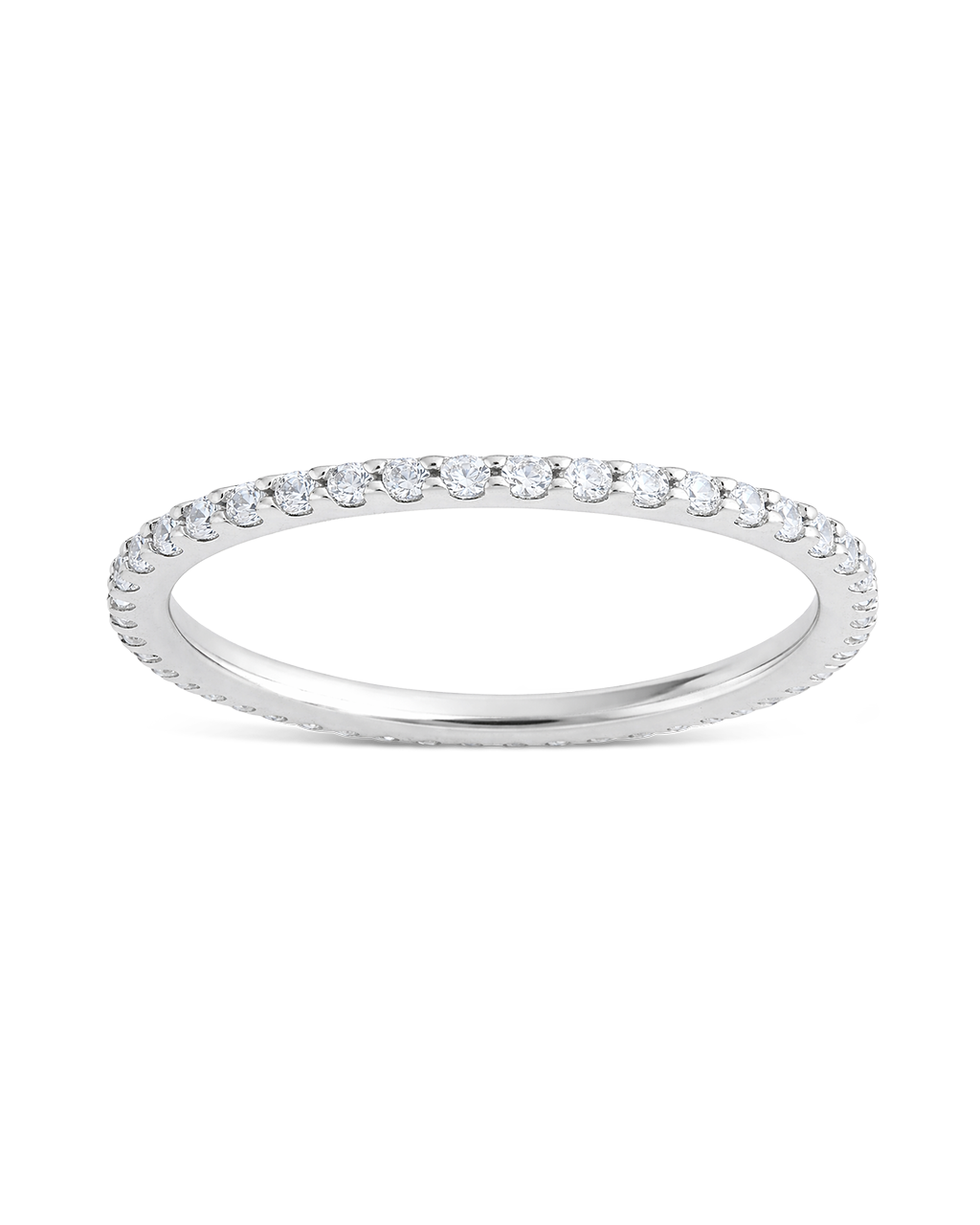 Sterling Silver Justice Delicate Radiance Band