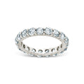 Sterling Silver Dainty Gracie CZ Eternity Ring - Sterling Forever