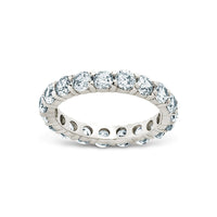 Sterling Silver Dainty Gracie CZ Eternity Ring - Sterling Forever