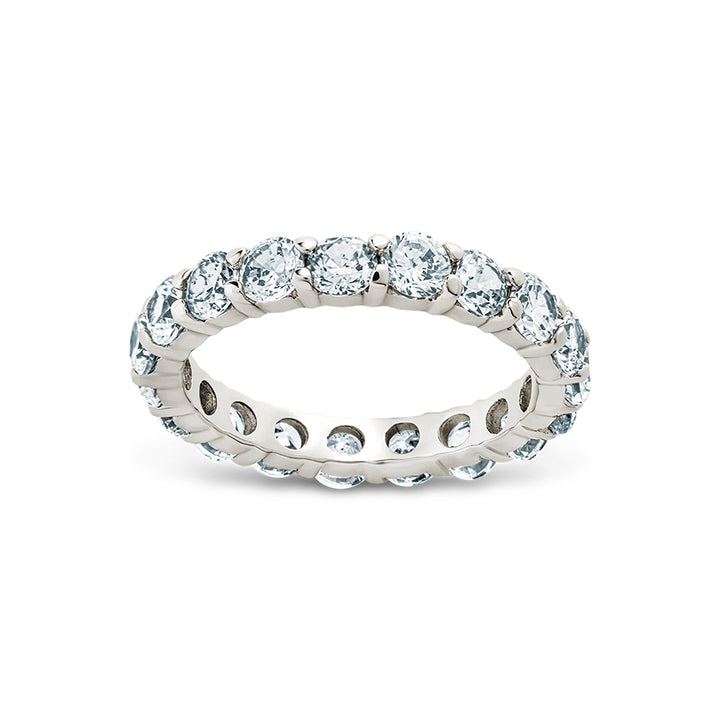 Sterling Silver Dainty Gracie CZ Eternity Ring