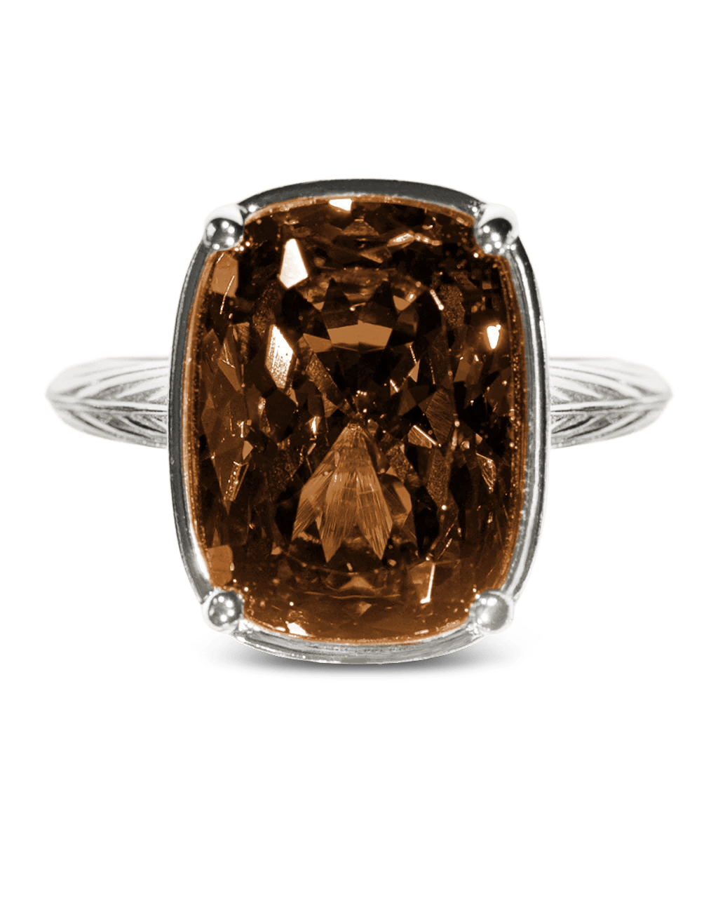 Chocolate ring – silver