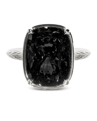 Black ring – silver