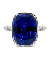 Sapphire ring – silver