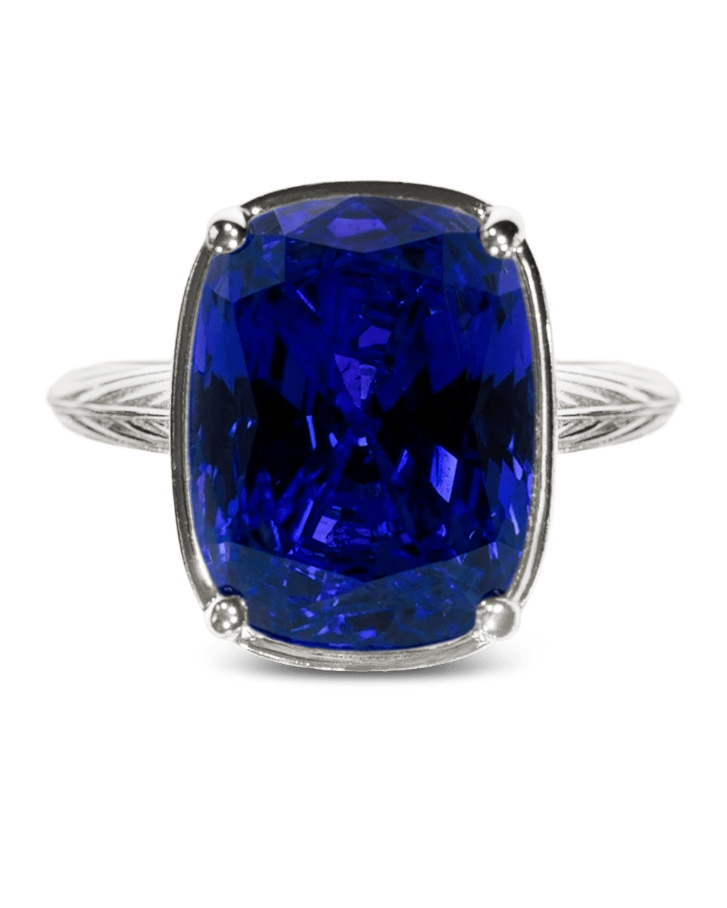 Sapphire ring – silver