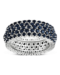Sterling Silver Black CZ Yvonne Ring