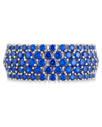 Sterling Silver Sapphire CZ Yvonne Ring