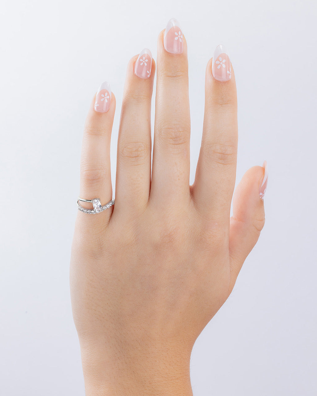 Sterling Silver Nova Cushion Pinky Ring