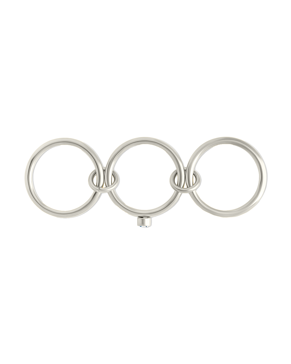 Nara CZ Linked Stacking Ring Set