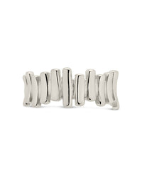 Joss Staggered Band Ring - Sterling Forever