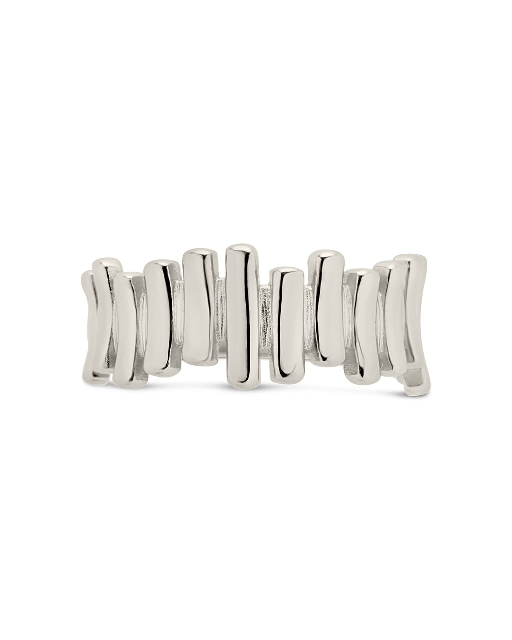 Joss Staggered Band Ring - Sterling Forever