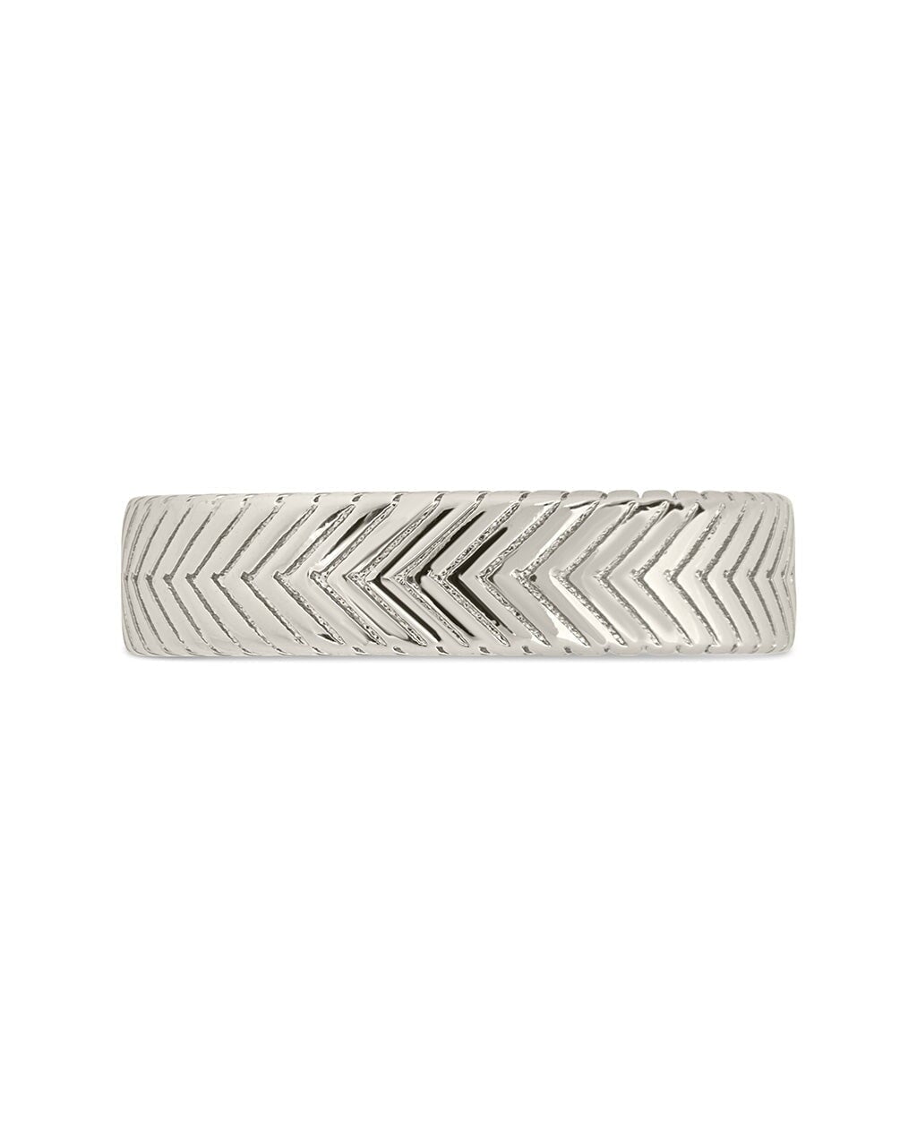 Men's Jewelry | Herringbone Chain Band Ring – Sterling Forever
