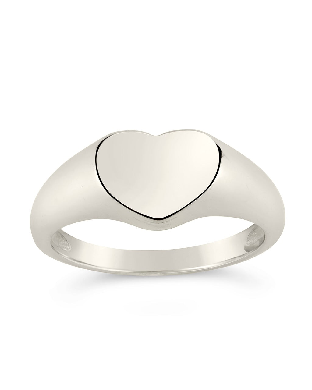Cora Heart Signet Ring Ring Sterling Forever 