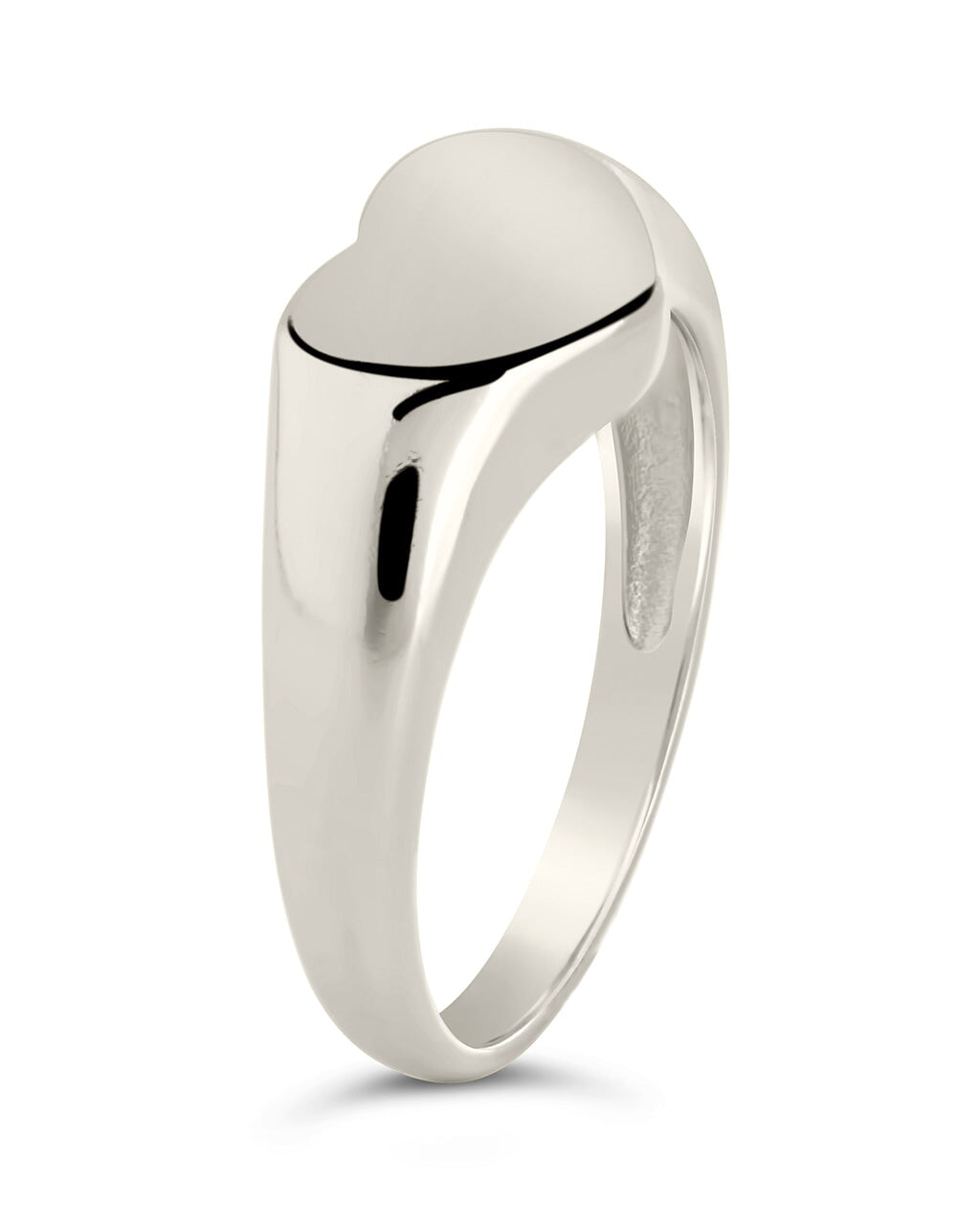 Cora Heart Signet Ring Ring Sterling Forever 
