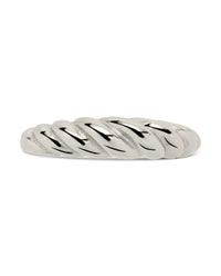 Sterling Silver Graham Twist Band Ring - Sterling Forever