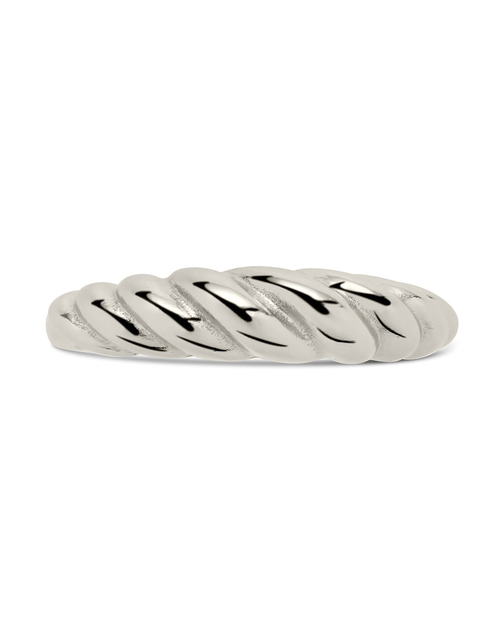 Sterling Silver Graham Twist Band Ring - Sterling Forever