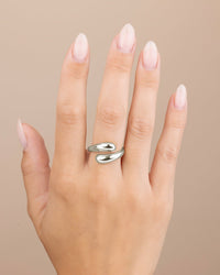 Sterling Silver Lauren Polished Open Ring - Sterling Forever