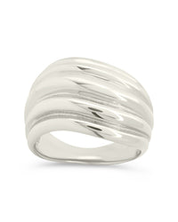 Sterling Silver Skylar Layered Statement Ring - Sterling Forever