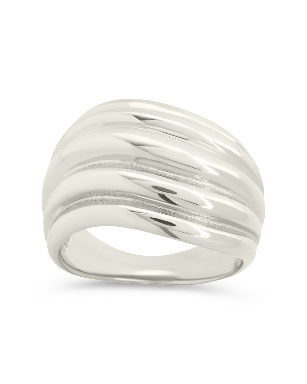 Sterling Silver Skylar Layered Statement Ring - Sterling Forever