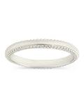 Sterling Silver Kayden Thin Textured Ring