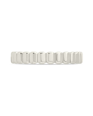 Sterling Silver Stacey Textured Band Ring