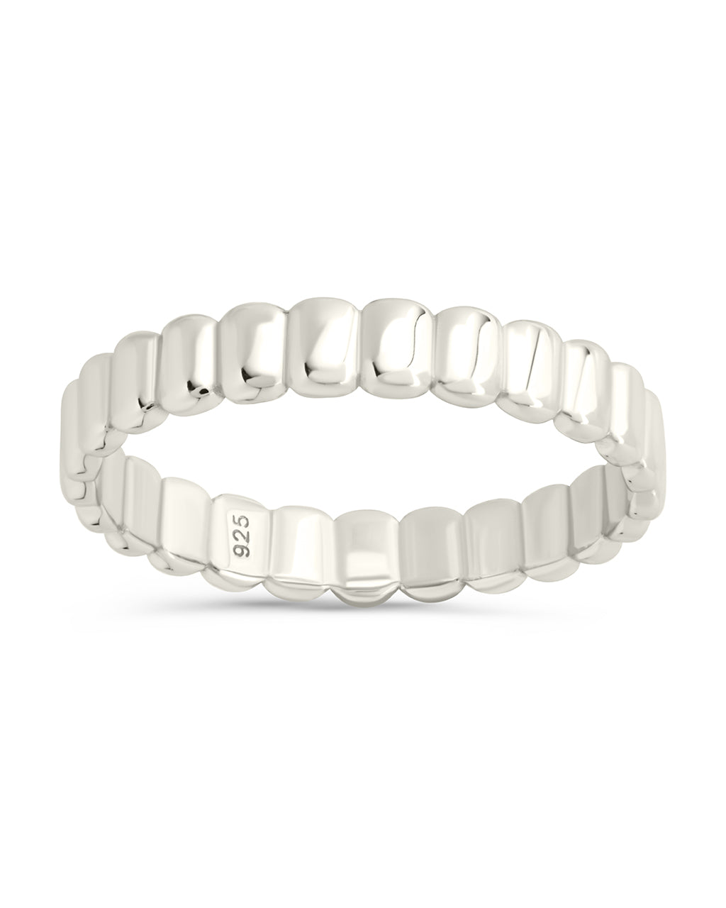 Sterling Silver Stacey Textured Band Ring