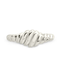 Sterling Silver Paula Ribbed Ring - Sterling Forever