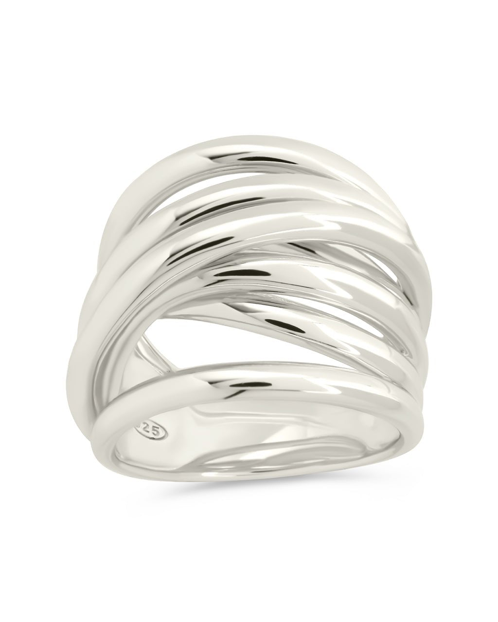 Sterling Silver Rebecca Layered Stacking Ring – Sterling Forever