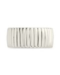 Sterling Silver Robyn Ribbed Band Ring - Sterling Forever
