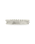 Sterling Silver Adele Stacking Ring - Sterling Forever