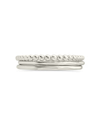 Sterling Silver Adele Stacking Ring - Sterling Forever