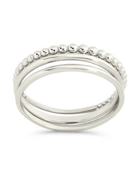 Sterling Silver Adele Stacking Ring - Sterling Forever