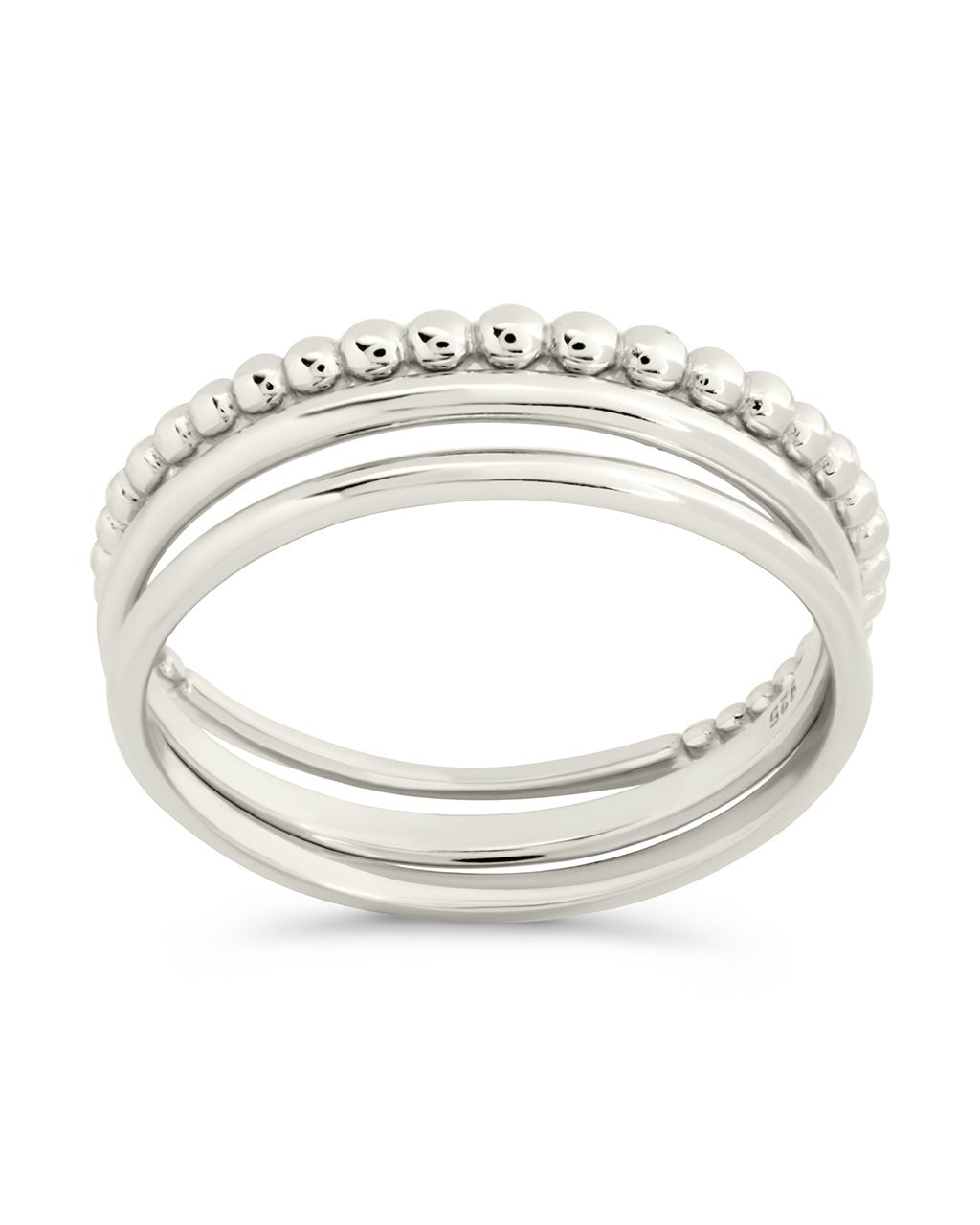 Sterling Silver Adele Stacking Ring - Sterling Forever
