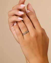 Sterling Silver Adele Stacking Ring - Sterling Forever