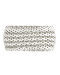 Sterling Silver Wide Mesh Ring