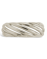 Sterling Silver Julianna Bold Twist Sculpted Ring