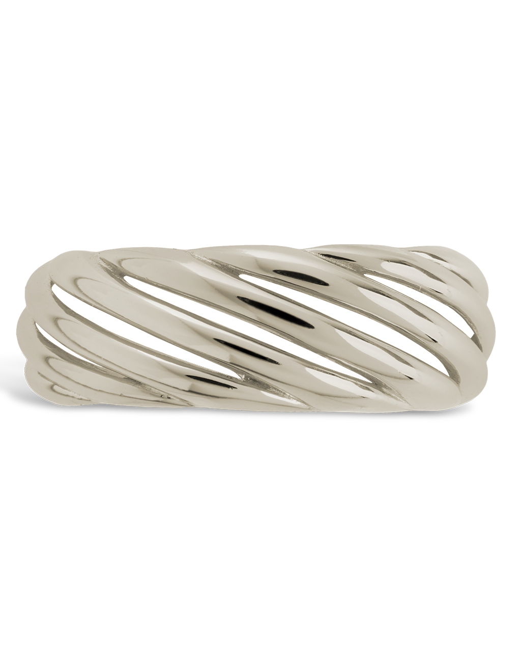 Sterling Silver Julianna Bold Twist Sculpted Ring