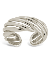 Sterling Silver Julianna Bold Twist Sculpted Ring