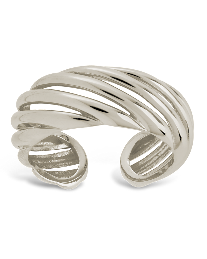 Sterling Silver Julianna Bold Twist Sculpted Ring