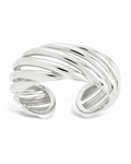 Sterling Silver Julianna Bold Twist Sculpted Ring